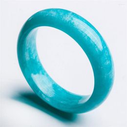 Bracelet goutte juste un bracelet de mode bracelets diamètre intérieur 55mm pierres précieuses naturelles charme rond bracelets en pierre d'amazonite