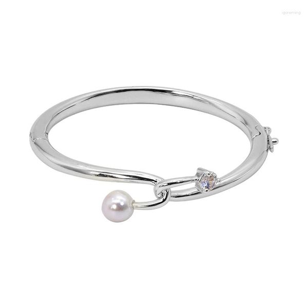 Brazalete Ocho Corazones Y Ocho Flechas Cruz De Ladrillo Pulseras De Perlas Diseño De Moda Pareja Boda Prom Joyería Mujeres Hombres Pulsera