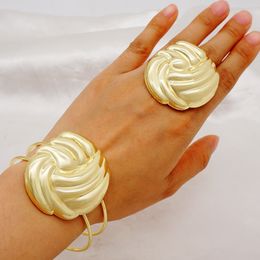 Bracelet éthiopien bijoux Dubai manchette anneau pour femmes marocain Bracelet nigérian africain cadeaux de fête de mariage 230216