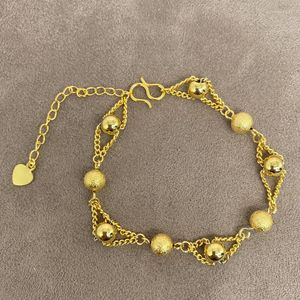 Bracelet Bracelets européens et américains perles d'or capteurs de rêves bijoux pour femmes inde dubaï mode filles simples