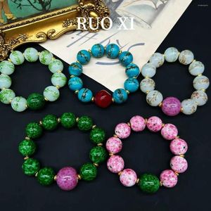 Bracelet européen et américain vintage ffashion rose rose grenouille grenouille peau bracelet bracelet de bijoux pour femmes