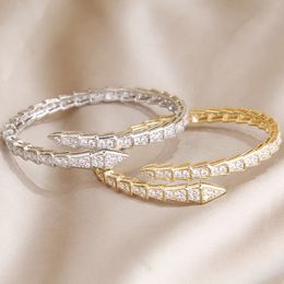 Bangle Fashion Brand Sieraden Klassieke Snake Bangles Armband Eenvoudige Ins Open 231016