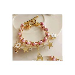 Bracelet de bijoux de mode bracelet étoiles de bracelet fleur de la tour Eiffel paris s353 bracelets de livraison drop dhpqe