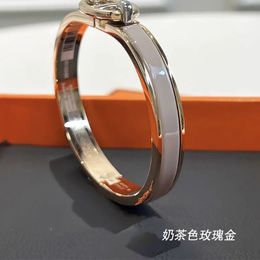 Bangle Fashion luxe armband dames sieraden cadeau klassieke kleur galvaniseren 18K rose goud 231204