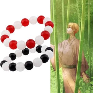 Bangle mode mannen kralen armbanden anime fruit mand sohma kyo armband pulsera voor vrouwen souvenir cosplay rekwisieten sieradencadeau