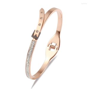 Bangle Fashion Rose Gold Cubic Zirkonia Lentearmbanden Nikkel gratis sieraden voor vrouwen 2022