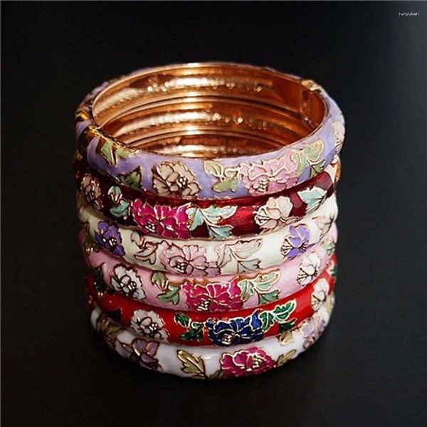 Bracelet mode traditionnel filigrane artisanat émail cloisonné cadeaux pour femmes fille accessoires bijoux Bracelet bracelets