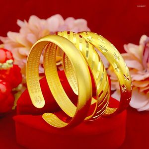 Bracelet mode femmes Bracelet couleur or bijoux pour mariage fiançailles anniversaire cadeau romantique météore douche étoilée femme