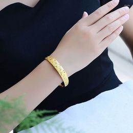 Bracelet mode femmes étoile brillante large réglable en alliage Bracelet bijoux cadeaux SAL99