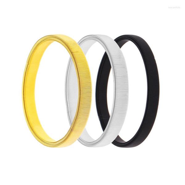 Brazalete de moda, pulsera para mujer, soportes de manga de camisa, bandas de brazo de Metal, anillo de cubierta de liga, pulsera para hombre, brazalete de aro elástico