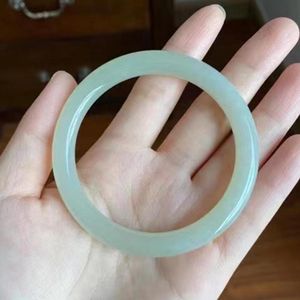 Bangle fijne sieraden witte jade armbanden vrouwen accessorie echte Chinese nefriet hetian jades steen dunne ronde bar jadeite armband 2 903