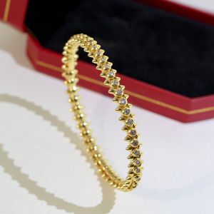 Bracelet de créateur pour femmes Diamond Man Gold plaqué 18k T0p Qualité le plus haut comptoir de luxe Bijoux de mode européenne Gift anniversaire 002 002