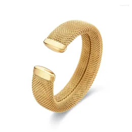 Brazalete FYSARA Chic Pulsera ajustable de cuerpo ancho Moldura de malla de nido de abeja para hombres Mujeres Encanto Joyería única al por mayor