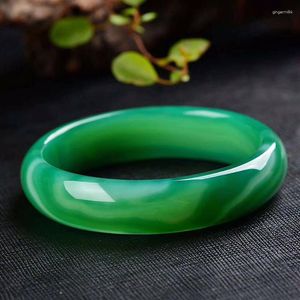 Bracelet véritable bracelet de jade vert naturel charme bijoux accessoires de mode sculpté à la main cadeaux d'amulette porte-bonheur pour femmes et hommes