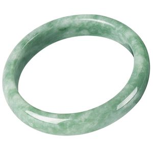 Bangle echte natuurlijke groene jade -armband charme sieraden mode -accessoires handgesneden gelukkige amulet geschenken voor vrouwen haar mannen 230215