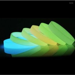 Bangle Glow In The Dark Noctilucous siliconenrubber polsbandarmband