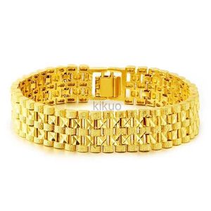 Bangle Gold Bracelet Men 9999 Echte gouden armband Domineering Dragon 24K Echte gouden armband Verstelbaar Honderd 24412