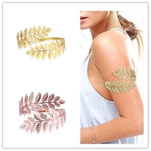 Bangle Gold Leaf Armband Bracelet - Bruid's Opening -ornament Christmas Party Cadeau