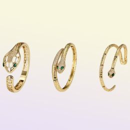 Bracelet en métal plaqué or, breloque pour bracelets ouverts, Micro pavé de Zircon, panthère Animal, Design de luxe, fête 4461094