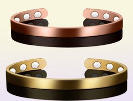 Brazalete de brazalete magnético saludable para mujeres Magnets de magnetita de magnetita brazaletes hombres joyas de atención médica cobre32403333
