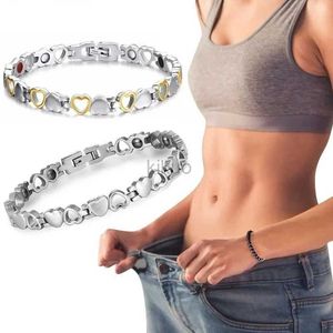Bracelet mincet magnétique en bonne santé bijoux à la mode pour femme manche de perte de poids Bracelet liaison cardiaque chaîne en acier de forme 24411