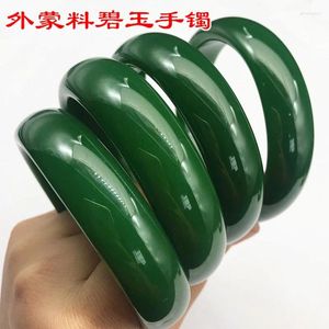 Brangle Hetian Jade Bracelet extérieur épinards verts Femmes en gros de la femme