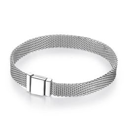 Bracelet Haute qualité 925 En Argent Sterling Mode Clip Perles Bracelets Pour Femme Ajustement Original réflexions bracelet charmes femme Bijoux 231025