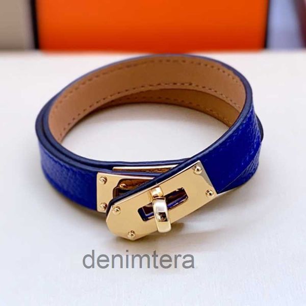 Bracelet Haute Qualité Marque De Mode Hommes Femmes Casual Couleur Double Bracelet En Cuir Véritable Bijoux De Fête Couples Accessoires Collier Nc4n 7PIH