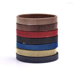 Bracele de haute qualité Colorf en acier inoxydable en acier élastique élastique bracelets de charme pour hommes