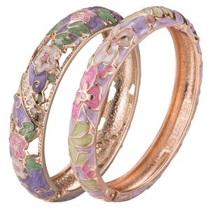 Bangle Indiase armbanden voor dames Dames Bangle Clover Cloisonne armbandsets Dames sieraden Vintage accessoires Trendy stijl armbanden 230911