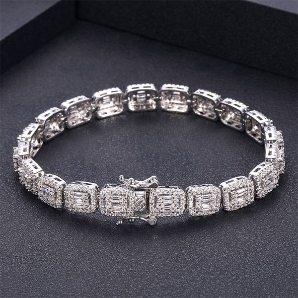 Bracelet jankelly Corde Bracelet Or SilverThick Mens Twisted Braided Chain Hip hop Bracelet 220831