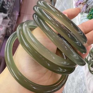 Bracele de jode jingle bracelets femmes guérison guérison bijoux jadéite jadéite authentique jades naturels jades en pierre fine ronde bracelets