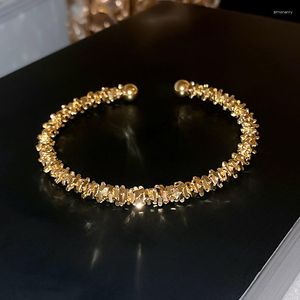 Bracelet coréen ouverture géométrique réglable Style Cool Bracelet métal tempérament conception artisanat pour femmes bijoux accessoires