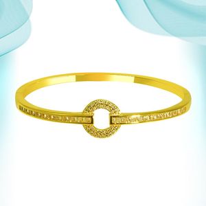 Bangle Ladies Bracelet Matching Crystal Gold Charm Cuff Friendship Designer Sieraden Koper Wit Silver Women Simple
