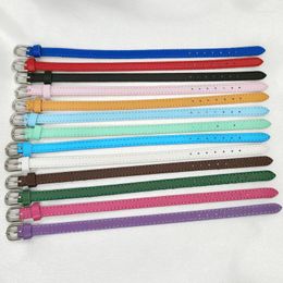 Bangle lederen armband polsbandje 8/10 mm breedte 21 cm lengte 50 stuks door middel van schuifbedels letters alfabet DIY sieraden voor vrouwen kinderen cadeau