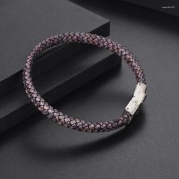 Bracelets tressés en cuir bracele