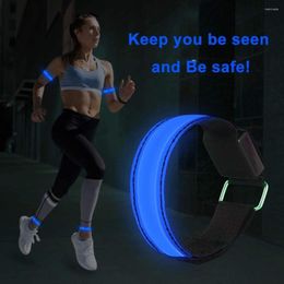 Bangle Led Luminous Night Running Armband Bracelet Reflecterende veiligheidsgordel Outdoor Sports Arm Band