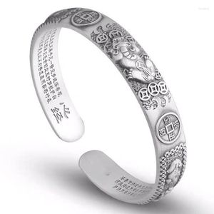 Bangle Lucky Pixiu Charms armbanden ringen unisex toad rijkdom attractie charme armbanden retro opening verstelbare armband ring sieraden