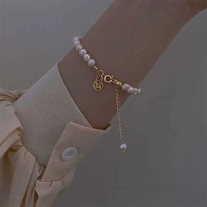 Bracelet de perle d'imitation de niche de luxe en bracele