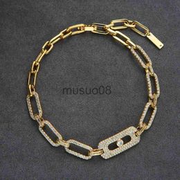 Armreif Luxus Quadratische Gliederkette Armbänder Armreifen Kubikzircon CZ Vintage Böhmischen Manschettenarmbänder Für Frauen Femme Modeschmuck B086 J230819