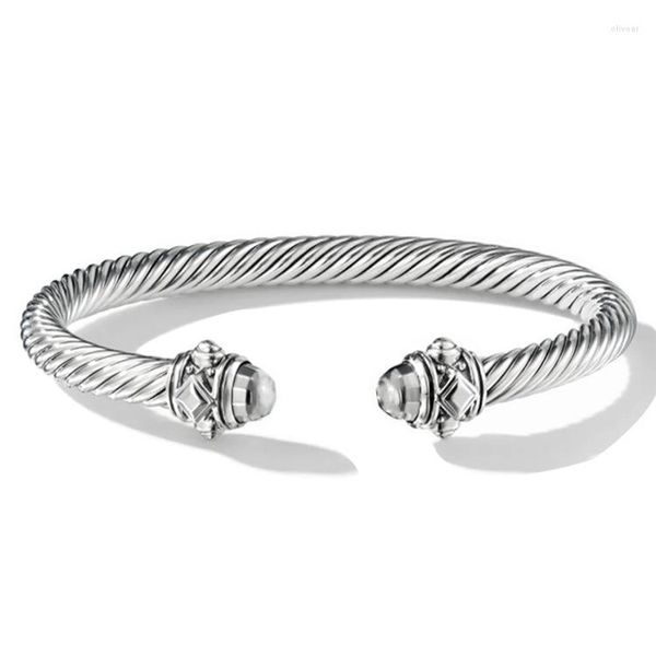 Bracelet peut réglable en forme de C en acier inoxydable fil Bracelet femmes bal fête mode bijoux accessoires soeurs amis cadeaux