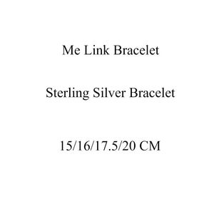 Bracelet moi lien Bracelets pour la fabrication de bijoux en argent Sterling bijoux pour femme bricolage moi balance perles mode argent Bracelets