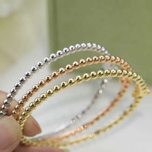 Brangle Minimst Design S925 Bracelet de perle en argent sterling pour les femmes Gift de bijoux de luxe de luxe exquis T240524