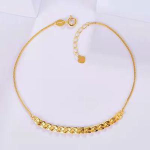 Brazalete miqiao joyas finas reales pulsera de oro de 18k lujo medio fénix diseño de cola de phoenix regalo de cadena ajustable puro au750 para mujeres