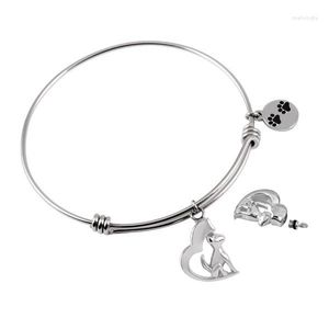 Bangle MJB5017 Crematie Urn roestvrij staal Herdenkingsmemory sieraden Pet altijd in mijn hart