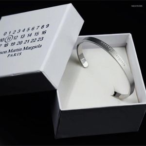 Bracelet MM6 Margiela Bracelet Homme Femme 1:1 Haute Qualité Bijoux Lettrage Accessoires