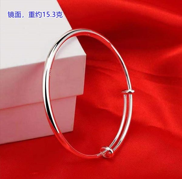 bracelet à ongles bracelet en laiton plaqué argent pour les femmes design ins plein ciel étoile pluie de météores bracelet push-pull solide bracelet femme réglable titane Dhm5E