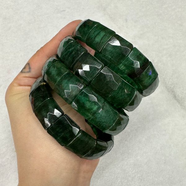 Brazalete natural de jade africano brazalete de piedra preciosa natural joyería encantadora para mujer para regalos al por mayor!