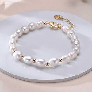 Brangle Perles d'or multicolores naturelles Natural Perles en argent sterling Gift bijoux exquis pour femmes Q240522