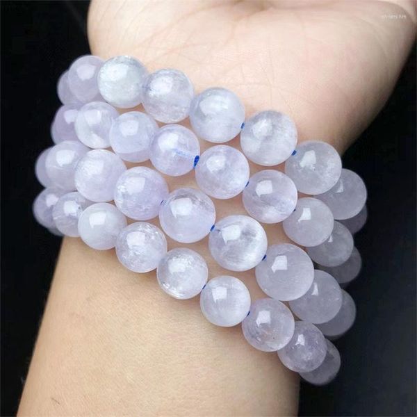 Bracelet Kunzite naturel Bracelet mode femmes bijoux de guérison pierre précieuse Reiki énergie pierre cadeau de vacances 1 pièces